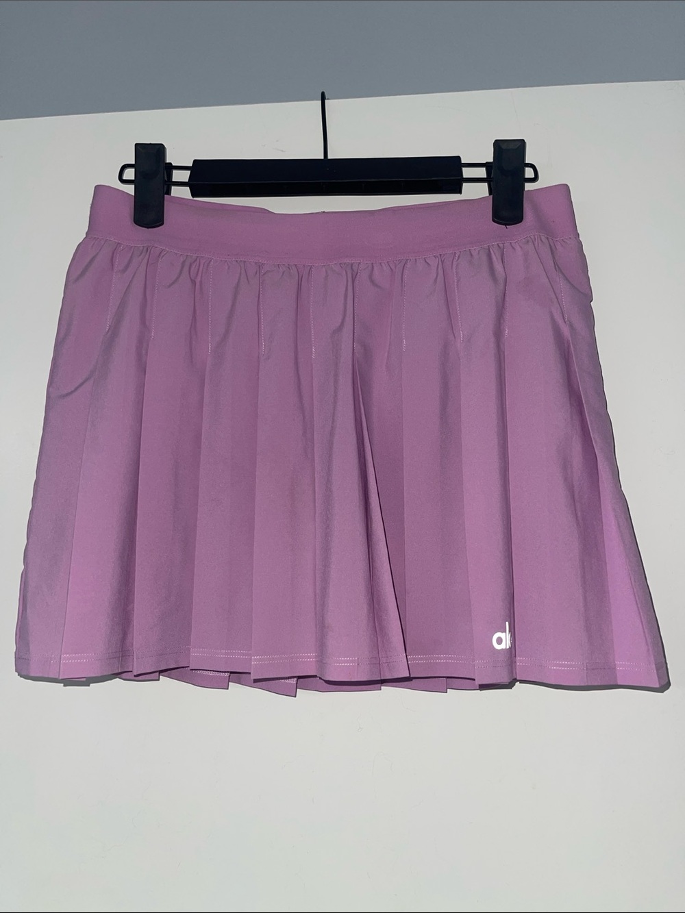 Alo yoga double or nothing pink lavender skirt/skort Sz small